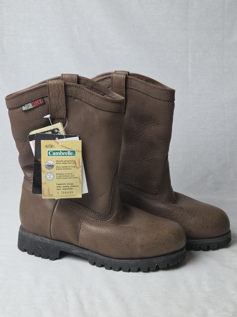 Guide Gear Thinsulate Cambrelle Mens 8.5EE Leather Upper GuideDry Vibram Outdoor